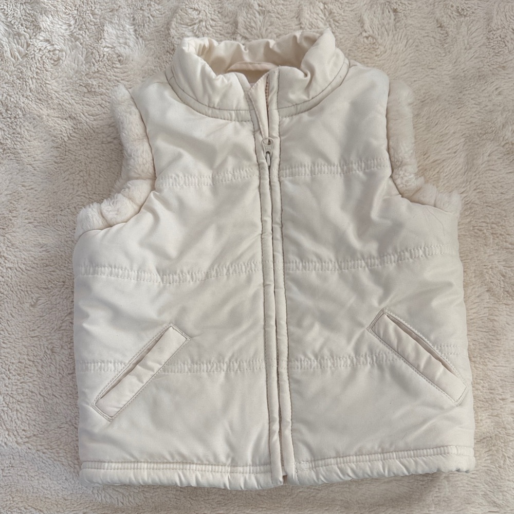 Janie and Jack White Puffer Vest
